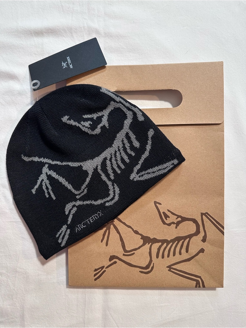 NEW Arc’teryx Bird Head Toque Beanie - Black / Void - One Size - NWT